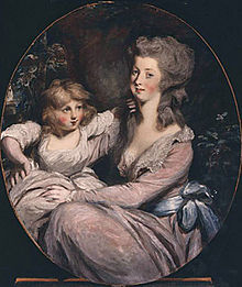 Peggy Shippen Arnold ir dukra, seras Thomas Lawrence'as