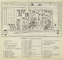 The legations' quarters in Peking, 1912