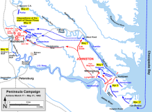 Advance of the Army of the Potomac on the Virginia Peninsula