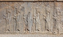 Detail of a relief of the Apadana stairways