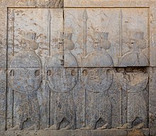 Northern stairway to the Apadana (relief detail)