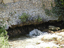 One of the sources at Popoli