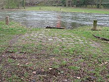 Pforzheim - Portus, free replica of the former Roman ford through the river Enz