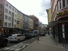 Urban image of the 1950s in the city centre