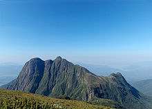 Pico Paraná, nejvyšší hora jižní Brazílie, Paraná.  