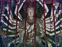 Statue of the Guanyin in the monastery Shuanglin Si in Pingyao