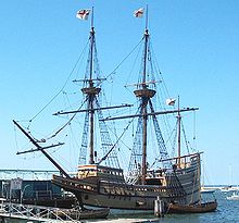Copia del barco Mayflower  