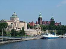 Oderi jõgi Szczecinis, Poolas