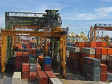 Terminale container Keppel a Singapore