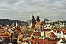 The "Golden City" seen from the Powder Tower
