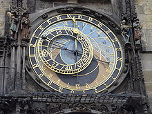 Astronomical clock in Prague Old Town