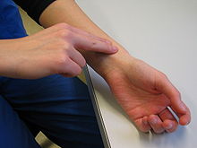 forearm pulse palpation