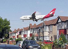 air traffic near London