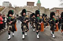 Pipe Band Quebec Cityssä  