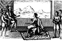 Queen Nzinga of Matamba negotiates with Portuguese colonial masters
