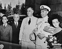 Manuel L. Quezon in visita a Franklin D. Roosevelt a Washington D.C. durante l'esilio