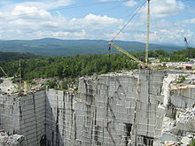 Kamieniołom granitu prowadzony przez Rock of Ages
