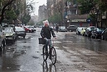 Rainy day in March 2020