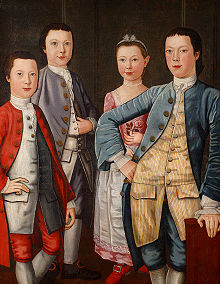 Dzieci Rapalje , John Durand, 1768. Kolekcja Towarzystwa Historycznego w Nowym Jorku.