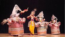 Rasa Leela i Manipuri-dansstil.  