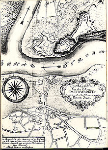 Map of Ratzenstadt from 1745