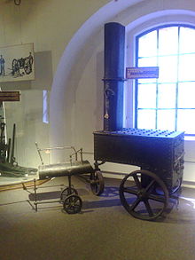 Cuptor mobil, operat de Marina Regală Norvegiană, pentru a încălzi loviturile de tun (cca. 1860)