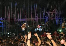 Koncert Red Hot Chili Peppers ve Stockholmu v roce 2003
