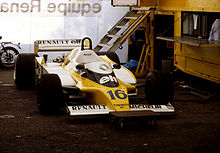 Coche de Fórmula 1 Renault RS10 en 1979