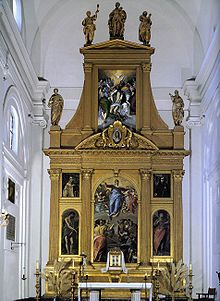 The main altar in the monastery of St. Dominic of Silos in Toledo