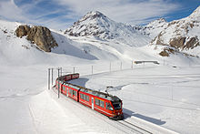 ABe 8-12 Allegra of the Rhaetian Railway on the Bernina line