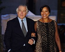 De Niro s manželkou Grace Hightowerovou na filmovém festivalu Tribeca 2012