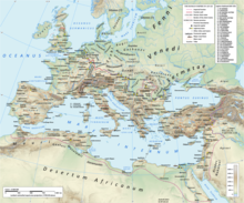 Ukrainos stepėse pavaizduoti sarmatai (Hadriano Romos imperijos (valdė 117-138 m. po Kr.) laikų žemėlapis)