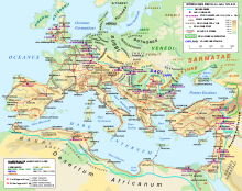 The legion sites around 125 AD.
