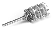 Rotary switch in multipole version