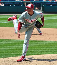 Roy Halladay cuando jugaba en los Philadelphia Phillies  