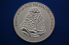 Die Medaille des Robert Boyle-Preises für analytische Wissenschaft
