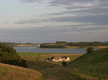 Lagoon landscape Mönchgut in the southeast of Rügen