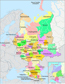 Den europæiske del af Rusland