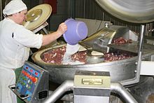 Produzione di salsicce in Russia