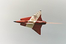 Double delta at Saab 35 Draken