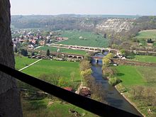 Saale near Saaleck