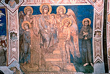 A famosa Madona e Criança de Cimabue com São Francisco