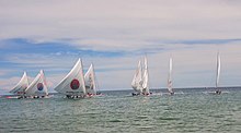 Barcos Sandeq en Majene, Sulawesi Occidental, Indonesia  