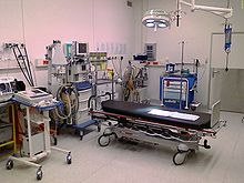 Shock room in the emergency room of the University Hospital Mannheim
