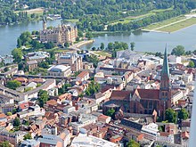 Aerial view of Schwerin