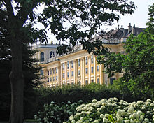 Vista de los jardines.  