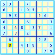 Un puzzle di Sudoku