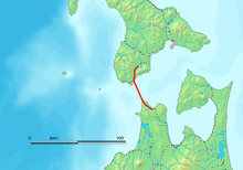 Tunel Seikan (červeně)  
