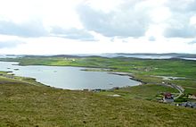 The south of Mainland near Lerwick