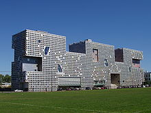Simmons Hall (residence hall for all first-year students, completed in 2003)